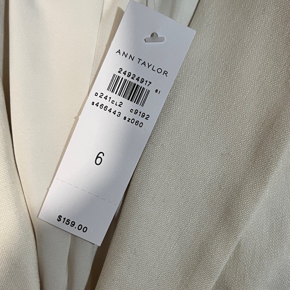 New Ann Taylor Cream Blazer - Picture 7 of 8